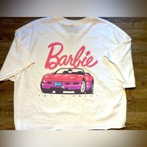 Barbie Double sided Malibu Barbie Convertible Let’s Roll T-shirt top